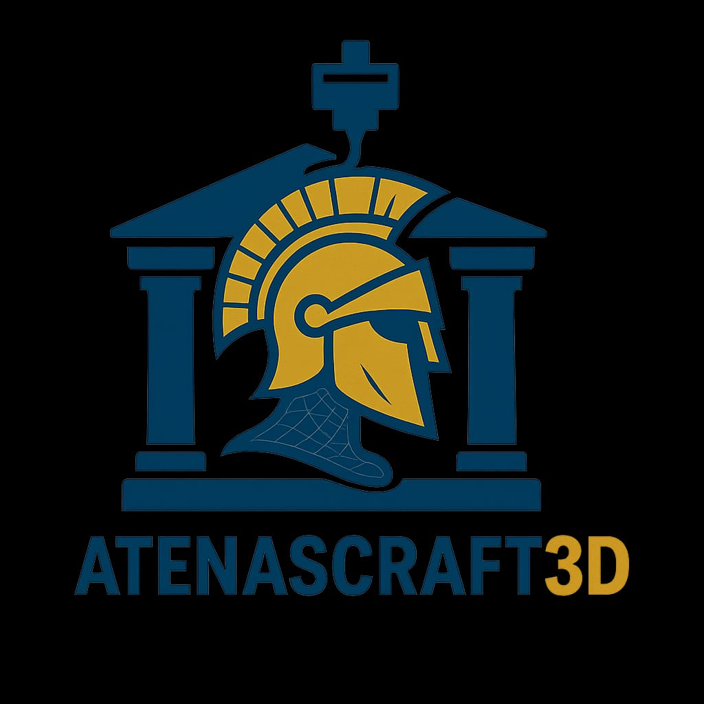Logo Atenas Craft 3D